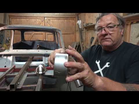 Classic Mini Track Day Car Build Part 9 ( Making The cold air feeds  )