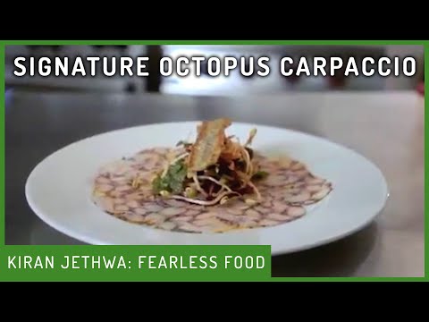 Signature Octopus Carpaccio | Fearless Food | Kiran Jethwa