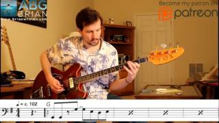 The 5th Dimension - Workin' On A Groovy Thing - Bass Transcription