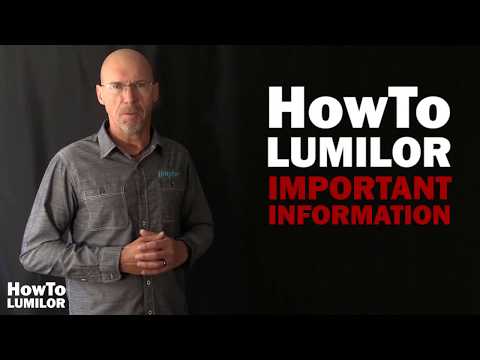 How to LumiLor: Surface Preparation