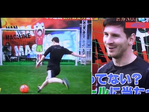 Lionel Messi Vs Robot Goalkeeper in Penalties