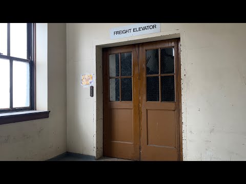 Interesting Old Manual Otis Freight Elevator in Rochester, NY