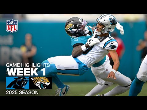 Carolina Panthers vs. Jacksonville Jaguars Game Highlights | NFL 2025 Season Week 1