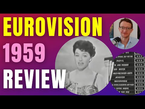 Eurovision 1959 Summary - Edith Piaf's ex, a little birdie and the first Eurovision twins