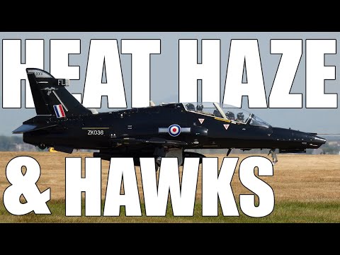Hawk T2's at RAF Valley | On Two Different Runways! | Difficult Filming Conditions Through Heat Haze