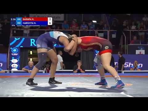HARSHITA H. (IND) VS BARMPA N.(GRE) | WW 69KG | ROMA 2022 |