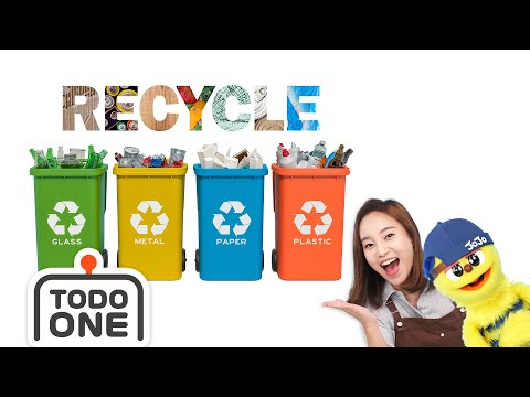 ♻️Recycle | 쓰레기를 버려요🚮 | 죠죠와 케일라 | 어린이영어 | 영어 말하기 | 토도영어