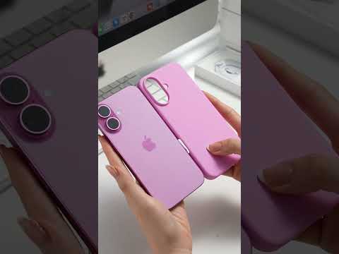 Pink iphone 16 unboxing & adorable case revealed #newiphone #pinkaesthetic