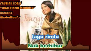 Download lagu FAUZIAH IDRIS LAGU RINDU MERINDU KARAOKE MINUSONE mp3 Download lagu FAUZIAH IDRIS LAGU RINDU MERINDU KARAOKE MINUSONE mp3