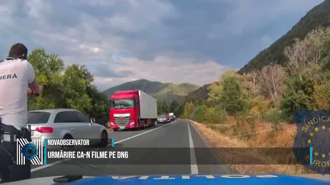 Urmărire ca-n filme pe DN6