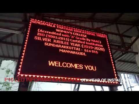 P8 LED Airport information Board