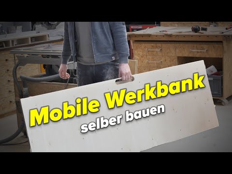 MOBILE Werkbank selber bauen: Stabil, leicht und günstig!