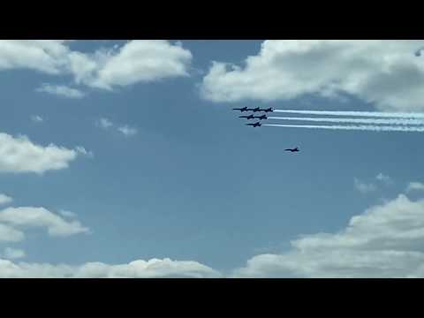 Blue Angels over Chicago 5-12-2020