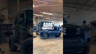 Best mod for Thar ROXX. ADAS COMPATIBLE RAPTOR bumper installed! Mahin