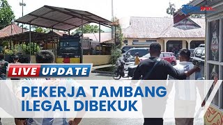 Polres Manokwari Bekuk Puluhan Pekerja Tambang Ilegal hingga Kini Para Pekerja Masih Diperiksa