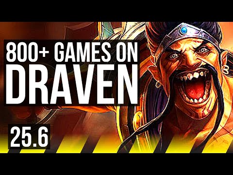 DRAVEN & Zoe vs EZREAL & Rakan (ADC) | 800+ games | EUW Grandmaster | 25.6