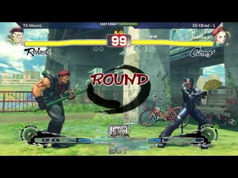 USF4 Top 8 @ ECT 2015 - TA Moonz (Rolento) vs EG KBrad (Cammy) [720p/60fps]