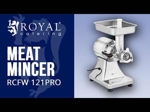 video - Meat Grinder - 120 kg/h - Royal Catering - 550 W