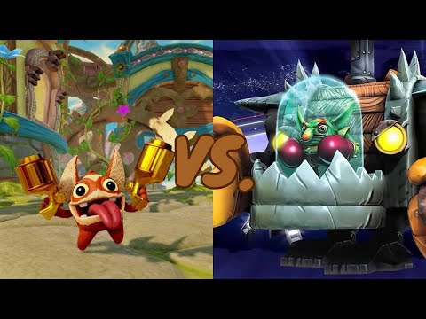 Trigger Snapppy VS. Bruiser Cruiser | Skylander Trap Team