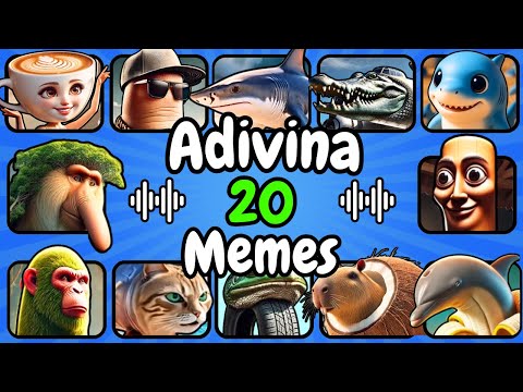 Guess 20 MEMES of Italian Animals🤣❤️Brainrot Memes😀Tralalero Tralala🦈Bombardino🐊Vaca Saturno🐮