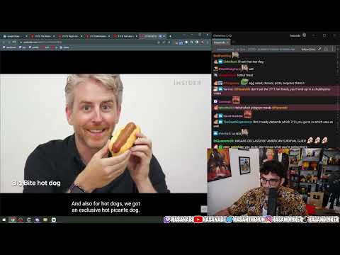 Hasan Reacts To The American vs Japanese 7-Eleven food (@InsiderFood) | Hasanabi Cuisine