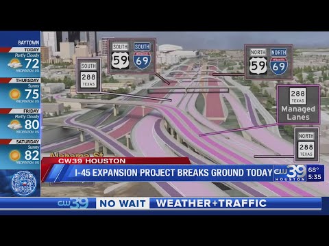 I-45 expansion project breaks ground