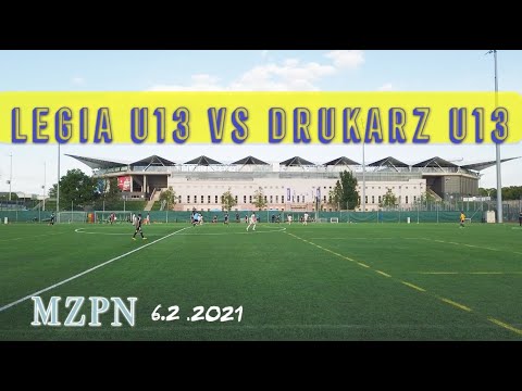 Legia Warszawa U13 08 vs Drukarz Warszawa 08 U13 MZPN I Polowa 1st half