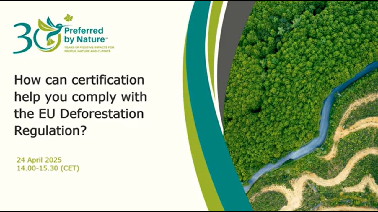 How can certification help you comply with EUDR.