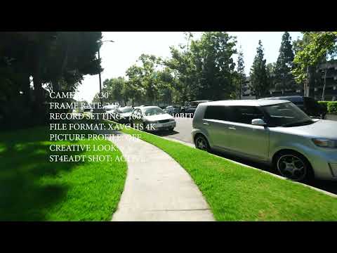 SONY FX-30 TEST SHOT NO. 2 (ACTIVE STABILIZATION, CREATIVE LOOK VV