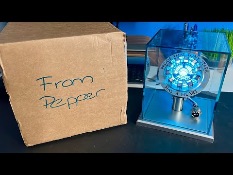 Iron Man Arc Reactor Movie Prop UNBOXING (Proof Tony Stark Has a Heart)