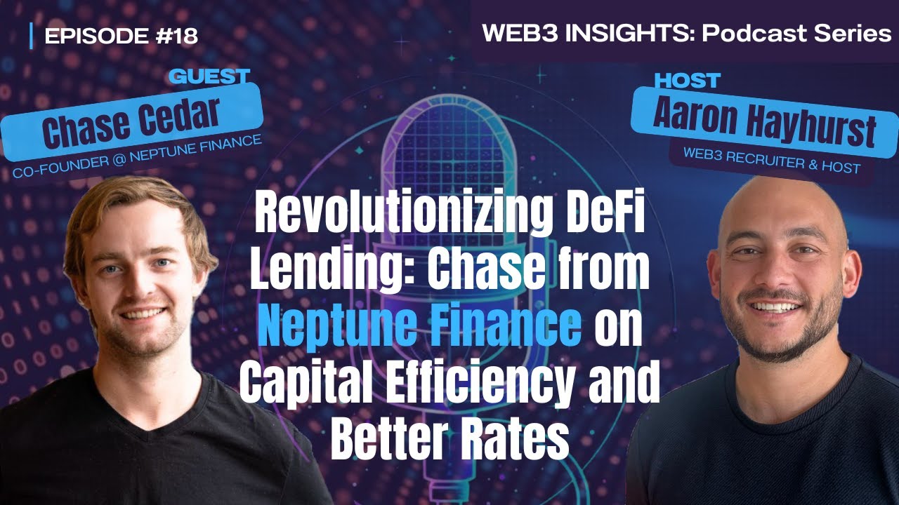 Revolutionizing DeFi Lending: Chase from Neptune Finance on Capital Efficiency and Better Rates