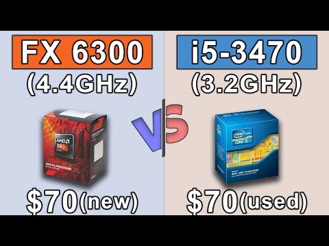FX 6300 (4.4GHz) OC vs i5 3470 (3.2GHz) | New Games Benchmarks