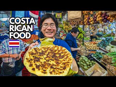 First Time in Costa Rica! 🇨🇷 COSTA RICAN STREET FOOD Tour in San Jose!