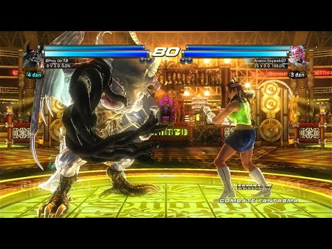 21 Julia (Jaycee) y Asuka Kazama vs OGRE y Alex - Tekken Tag 2 ( Uchiha x24 ) GamePlay PS3