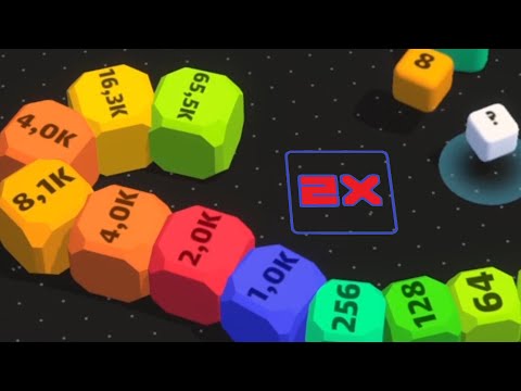 Cube 2048.io Game  🎲 A NEW GAME lvl 320 - 323🎲 CUBES SNAKE 2048.io Gameplay