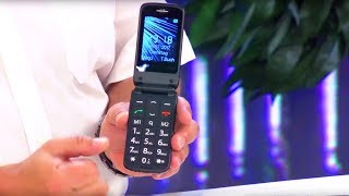 simvalley MOBILE Senioren- und Notruf-Klapp-Handy mit Garantruf Premium und Ladestation