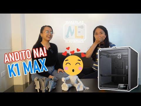 Creality K1 Max 3D Printer Unboxing and Test Print