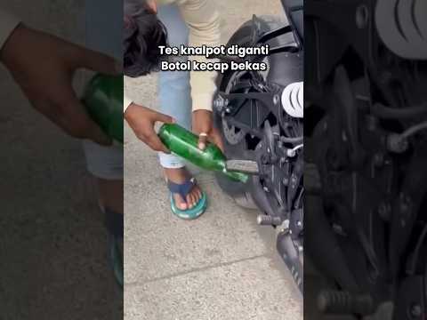 Knalpotnya botol kecap #automobile #motoroffroad #modifikasimotor #youtubeshorts