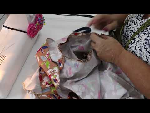 DIY - Sheath dress: Sewing sleeves and invisible zipper on the side - lesson 158