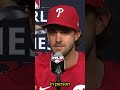 Aaron Nola says it's really cool to watch Justin Verlander pitch #shorts