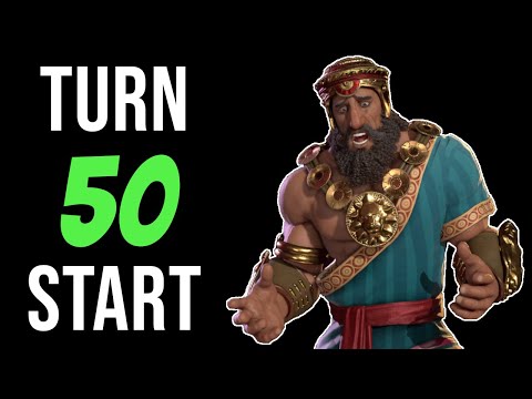 Doing nothing for the first 50 turns. Deity challenge in civ 6.
