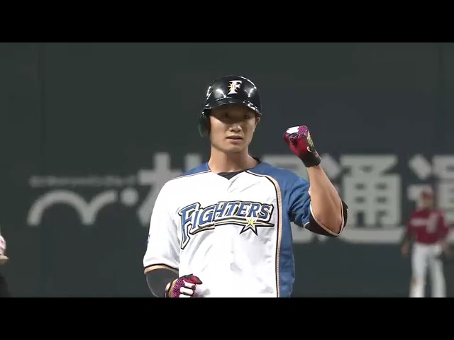 【5回裏】右中間まっぷたつ!! ファイターズ・西川 勝ち越しタイムリー3ベース!! 2016/4/26 F-E