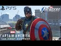 Marvel's Avengers - NEW MCU Captain America The First Avenger Suit Gameplay 4K 60FPS (PlayStation 5)