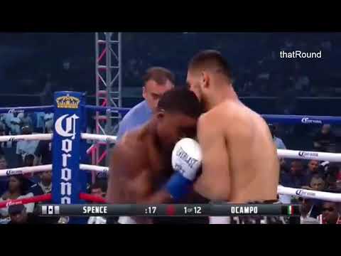 Errol Spence Jr. vs Carlos Ocampo 1st Round Knockout Highlights