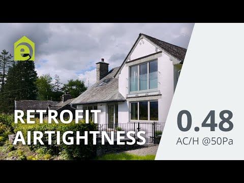 UK Retrofit project smashes Passivhaus airtightness standard by achieving 0.48 AC/H @50Pa