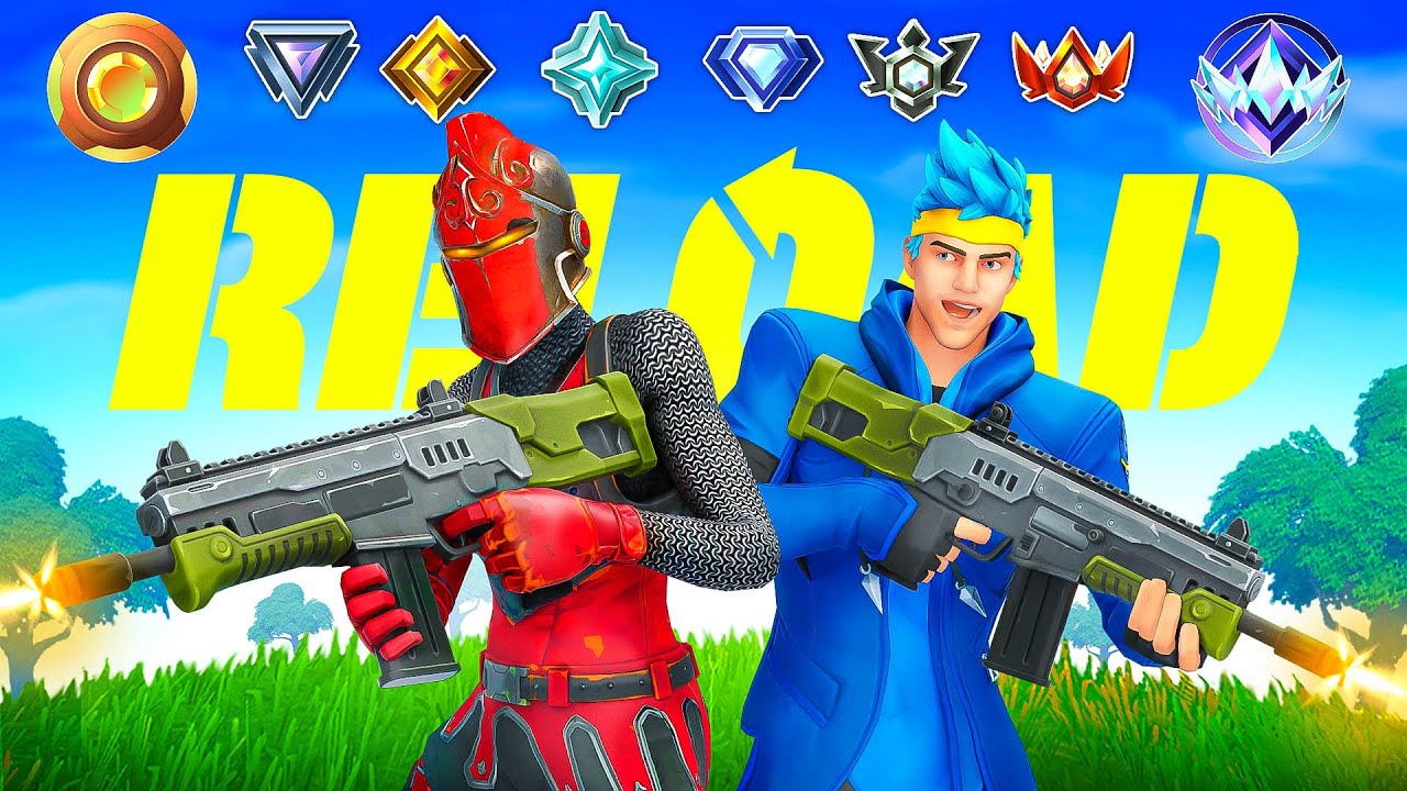 🔴LIVE - TOP 100 UNREAL RANKED RELOAD WITH NINJA!