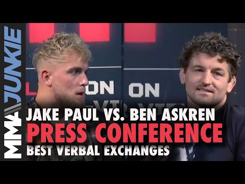 Jake Paul vs. Ben Askren best exchanges | Triller Fight Club press conference