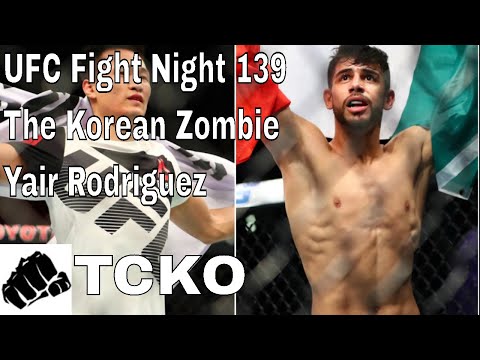 UFC Fight Night 139: The Korean Zombie vs Yair Rodriguez Prediction