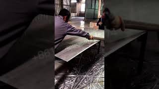 High glossy plywood/particle board/MDF melamine laminate hot press machine