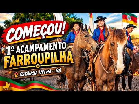 1º ACAMPAMENTO FARROUPILHA 2026 DE ESTÂNCIA VELHA: VEJA COMO FOI A ABERTURA!